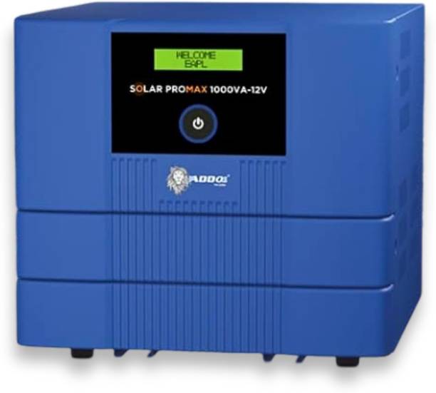 Addo The King 1000 VA Solar Pro Max 1000VA / 12V with 36 Months Warranty Solar Compatible Pure Sine Wave Inverter