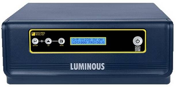 LUMINOUS NXG PRO 1KVA/12V with 3 Year Warranty Solar Compatible Pure Sine Wave Inverter