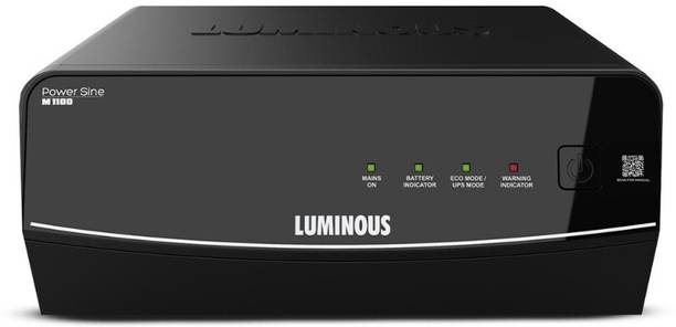 LUMINOUS Power Sine M 1100 with 3 Year Warranty Pure Sine Wave Inverter
