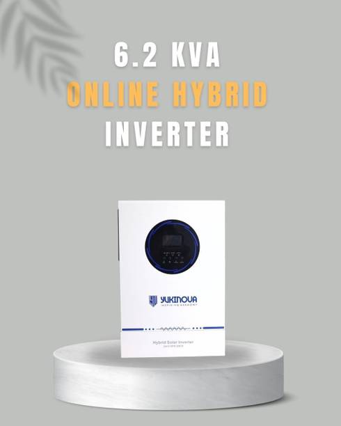Yukinova 6200 VA Yukinova 6.2KVA Pure Sine Wave Inverter with 5 Year Warranty Solar Compatible Pure Sine Wave Inverter
