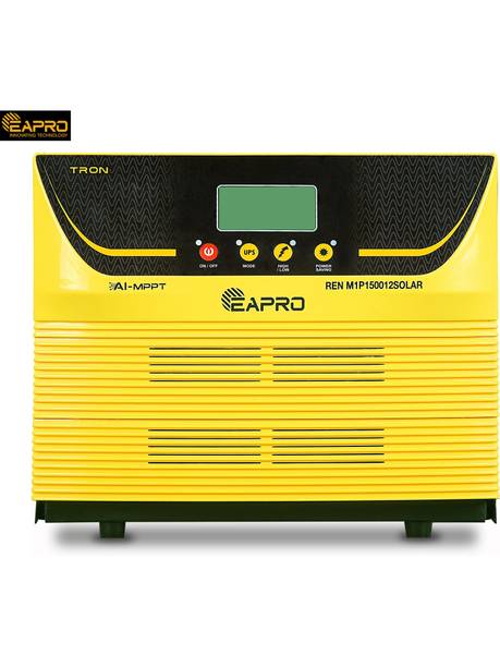 eapro 1500 AI MPPT, 12V Single Battery Support, 1200W Solar Panel Support REN M1P150012SOLAR with 30 Months Warranty Solar Compatible Pure Sine Wave Inverter