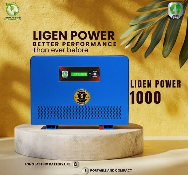 ligenpower 1000 Portable Lithium Inverter Battery - Maintenance-Free Power Backup System Lithium Ion