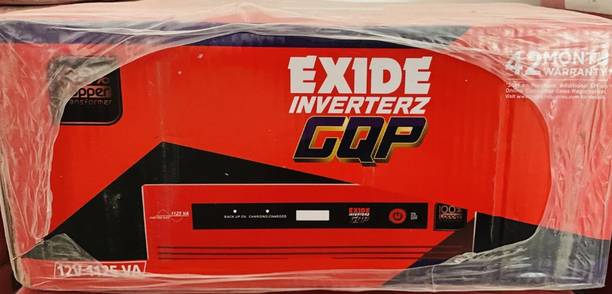 EXIDE ExideGQP12V1125 with 42 Months Warranty Modified Sine Wave Inverter