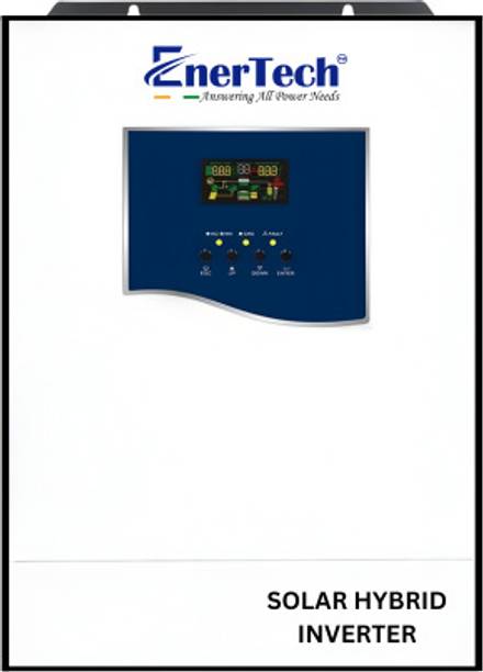 EnerTech 6000 VA 6KW 48VDC Solar Hybrid Inverter | HF | 1PH | Batteryless Support with 5 Year Warranty Solar Compatible Pure Sine Wave Inverter