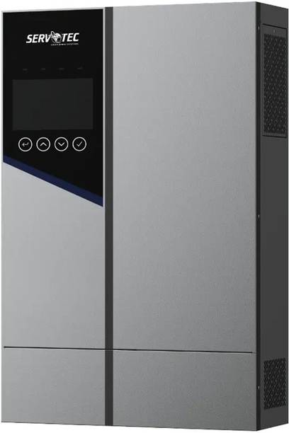 servotec 5000 VA 5 KVA 3.6KW 24V SOLAR HYBRID INVERTER with 5 Year Warranty Solar Compatible Pure Sine Wave Inverter
