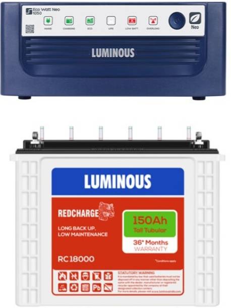 LUMINOUS RC18000 Eco Watt Neo 1050 Square Wave Inverter