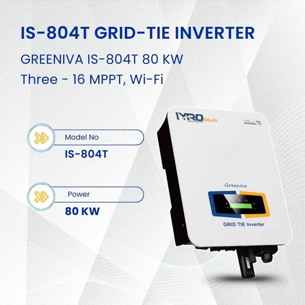 IYRO Solar 8000 VA IS-804T with 10 Months Warranty Solar Compatible Pure Sine Wave Inverter