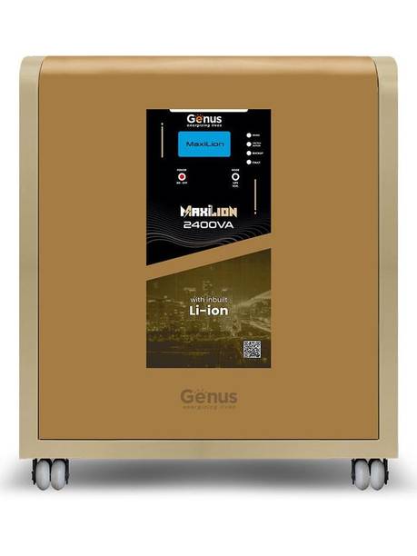 Genus Maxilion 2400 Maxilion Lithium Ion Battery Inverter with 60 Months Warranty Pure Sine Wave Inverter