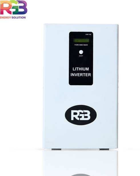RGB energy solution RGB Power Wall 1000VA Inverter with Integrated 1280Wh Lithium Battery with 60 Months Warranty Lithium Ion