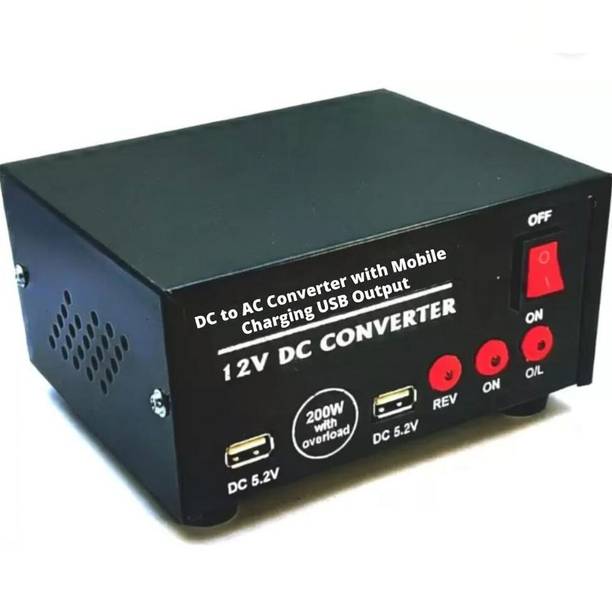 Spire 200 Watt Converter12v dc to ac inverter kit for SMPS, Lap Top, LED TV Electronic Electronic Components Electronic Hobby Kit