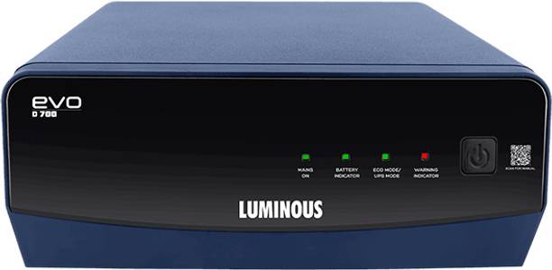 LUMINOUS EVO-D-700/12V EVOD700 with 3 Year Warranty Square Wave Inverter