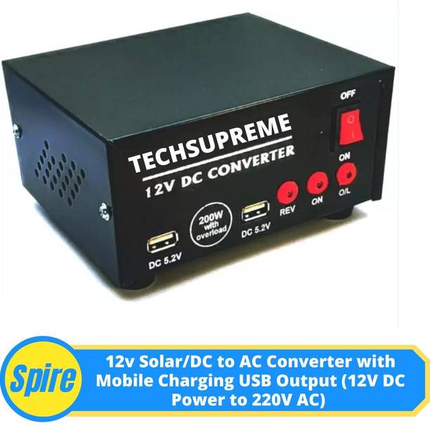 Spire Solar Inverter Converter 12v dc to ac inverter kit for SMPS, Lap Top, LED TV Square Wave Inverter