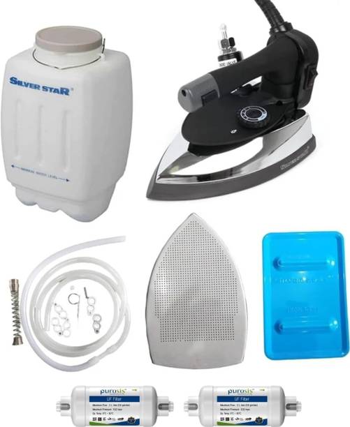 Silver Star by SILVER STAR Gravity- Feed Steam Iron ES-300 1200W with Filter 1200 W Steam Iron