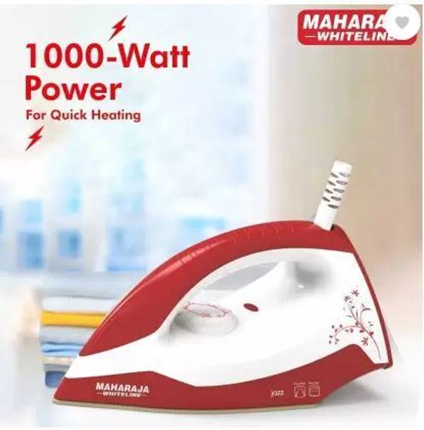 MAHARAJA by MAHARAJA DL 127 1000 W Dry Iron (Red, White)