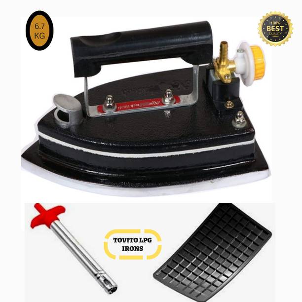 Tovito 6.6 kg lpg gas iron box, Made in India, Best Quality, lighter & mat 0 W LP Gas