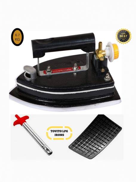Tovito 6.6 kg lpg gas iron box, Made in India, Best Quality, lighter & mat 0 W LP Gas