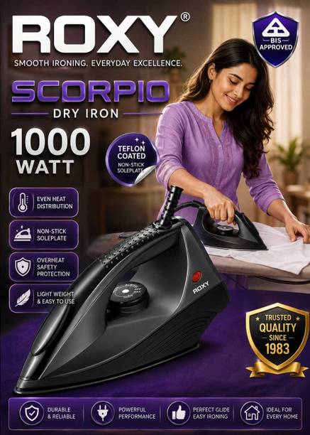 Roxy by ROXY SCORPIO 1000 W Dry Iron