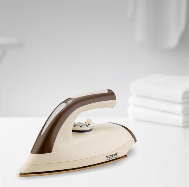 NISSAN HOME APPLIANCES Lightweight & Fast Heating Iron With Non-Stick Soleplate 1000 W Dry Iron