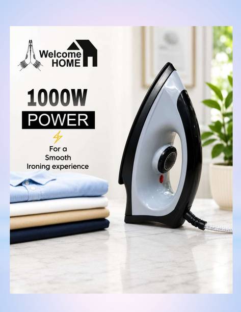 Welcome Home Grey-Dry-Iron18 1000 W Dry Iron