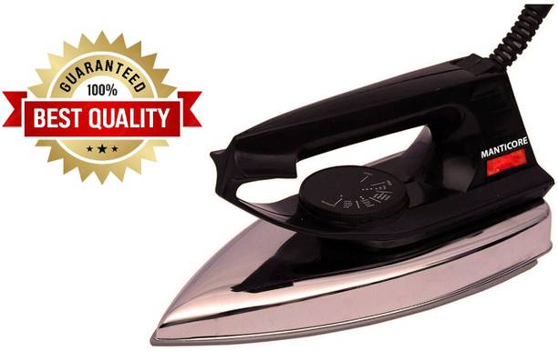 MANTICORE Automatic iron box with Dual-Non sticky & Anti bacterial coating 750W Dry Iron 750 W Dry Iron