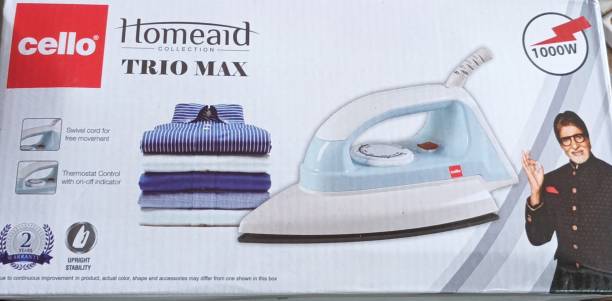 cello by cello trio max 1000watt 1000 W Dry Iron
