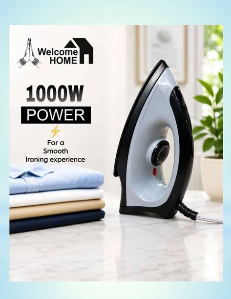 Welcome Home Grey-Dry-Iron92 1000 W Dry Iron