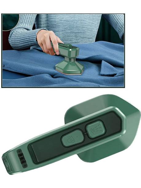 Radhe Portable Travel Mini Handheld Garment Steamer-Green 700 W Garment Steamer