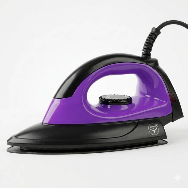 Starly Enterprises by Starly Automatic Purple Glide Electric Dry Iron For Clothes 1000 W Dry Iron