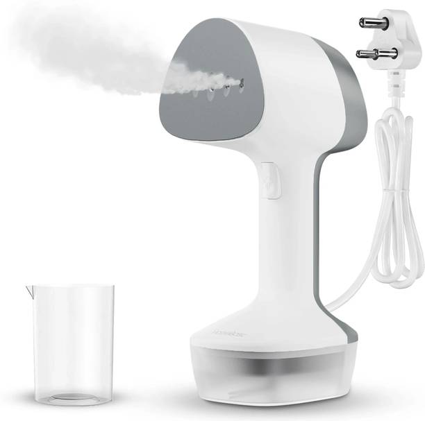 HOMEBASIC Heats in 25s 250ml Tank and Ceramic Soleplate Travel-Friendly For Home & Office 1300 W Steam Iron