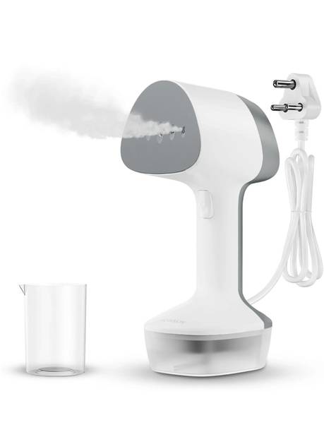 HOMEBASIC Heats in 25s 250ml Tank and Ceramic Soleplate Travel-Friendly For Home & Office 1300 W Steam Iron
