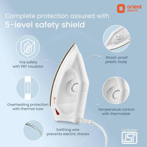 ORIENT Fabrismooth 1000W Dry iron (Press) 1000 W Dry Ir...