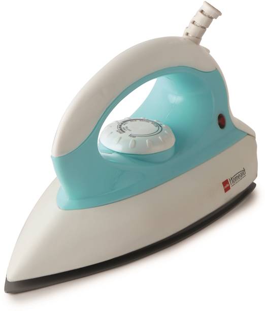 cello Trio Iron Golden Dupont Non-Stick Soleplate |Upright Stability |360° Swivel Cord 1000 W Dry Iron