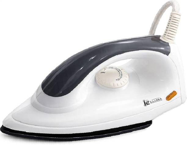 ELECTRICALS ILLUMIA Elite Teflon Coated Soleplate Adjustable Temperature Control 1000 W Dry Iron