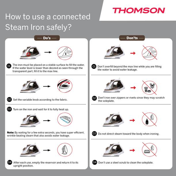Thomson Deluxe Plus 1600 W Steam Iron