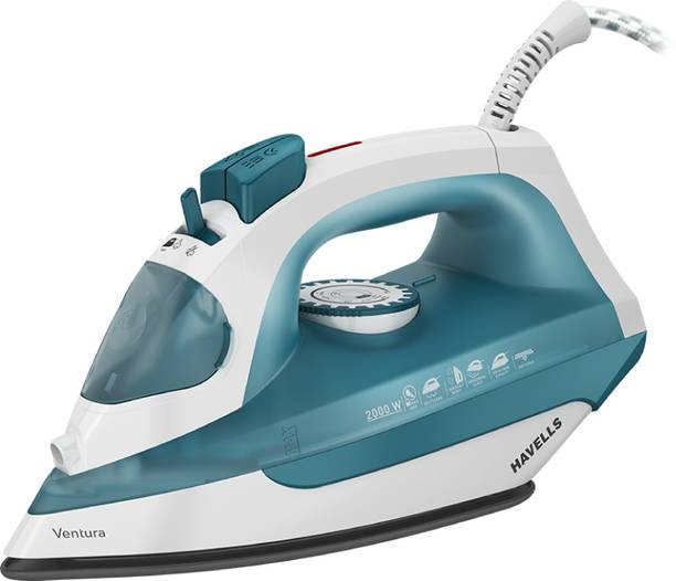 HAVELLS by Havells Ventura Steam Iron with Self Cleaning Function|Vertical & Horizontal Ironing 2000 W Steam Iron