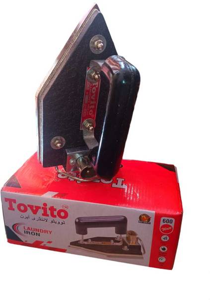 Tovito 3kg heavyweight iron manual electric laundry iron box with pluck,wire 600 W Dry Iron