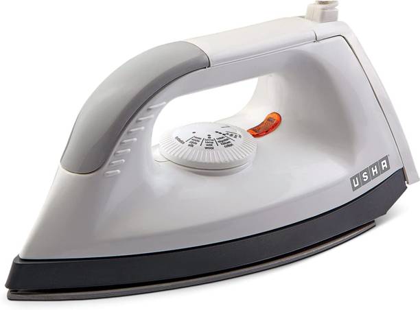 USHA EI 1602 1000-Watt Lightweight Dry Iron (multi-colour) 1000 W Dry Iron