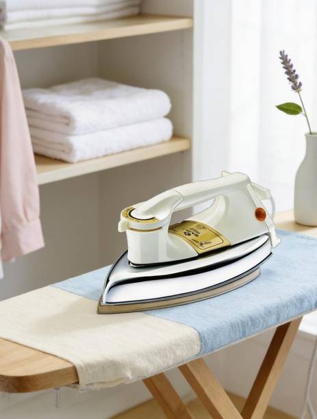 BAJAJ 1.5KG Heavy Weight Instant Heat Gold plate coated non stick 1000 W Dry Iron