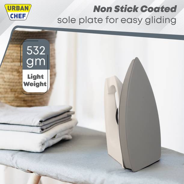 Urban Chef by Urban Chef Stainless Steel light Weight Electric 1000 W Dry Iron