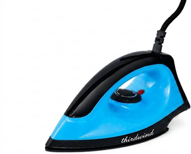 thirdwind Zephyer Dry Iron for clothes with Anti Bacterial German Double Coated Soleplate 1000 W Dry Iron