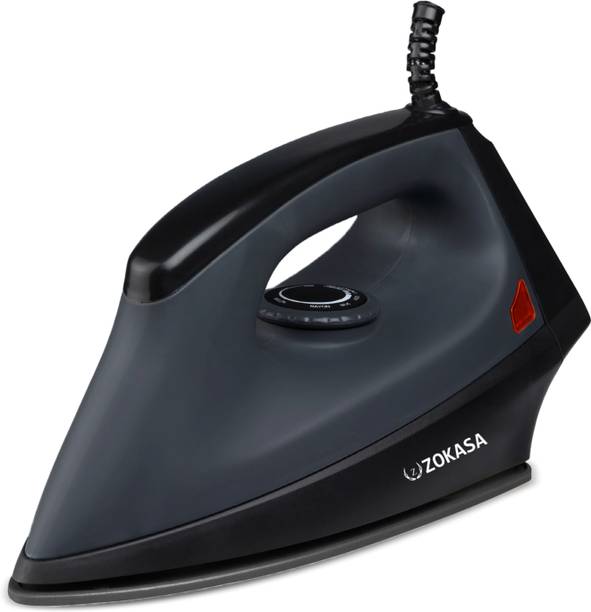 Zokasa Hills Premium Look With ABS Plastic Shock Proof Body 24 Month Warranty 1100 W Dry Iron