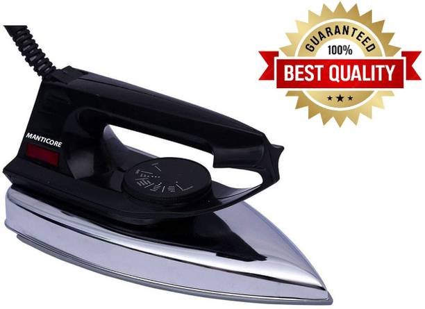 MANTICORE Automatic iron box with Dual-Non sticky & anti-bacterial coating 750 W Dry Iron 750 W Dry Iron