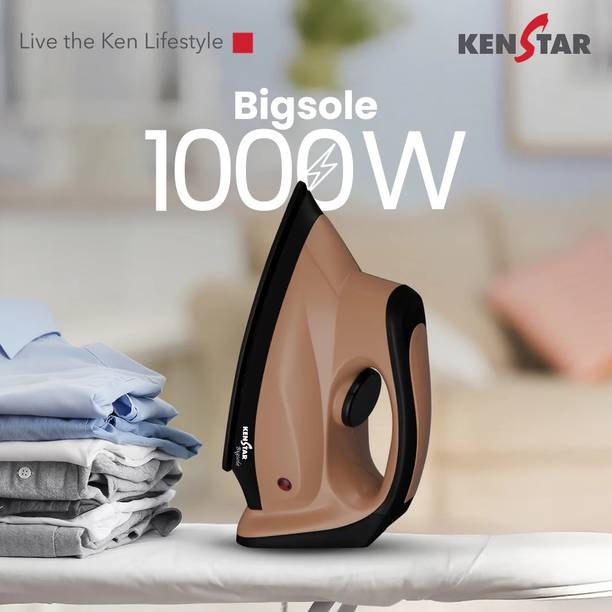 Kenstar by Kenstar Bigsole 1000W⁠ 1000 W Dry Iron