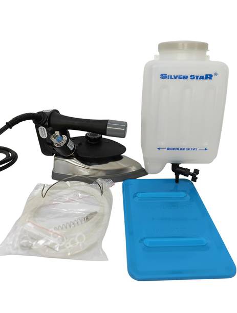 Silver Star by Silver star Silverstar300 industrial steam iron with iron rest mat 2.7l 1200 W Steam Iron