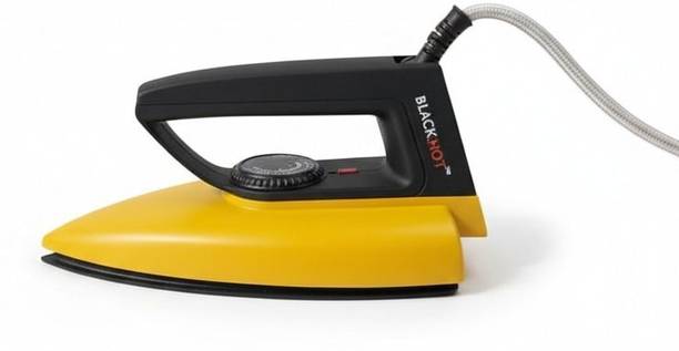 Black Hot I20 Ion Yellow-Black 1000W Light Weight Dry Iron 1000 W Dry Iron