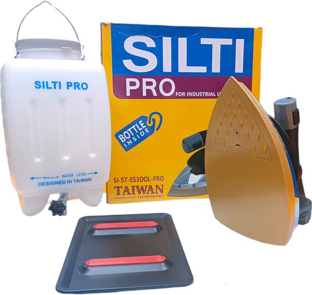 SILTI by Silti Pro Steam Iron ES 300L 100% Original Press Laundary & Dry Clean Use Etc 1600 W Steam Iron