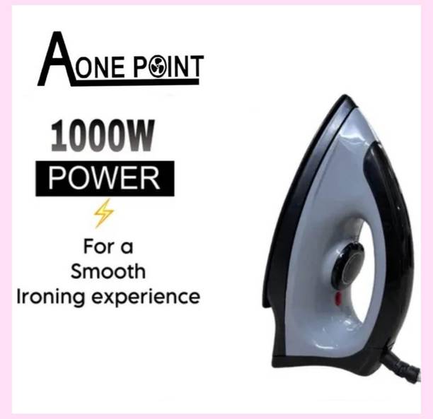 AONE POINT Grey-Dry-35-Iron 1000 W Dry Iron