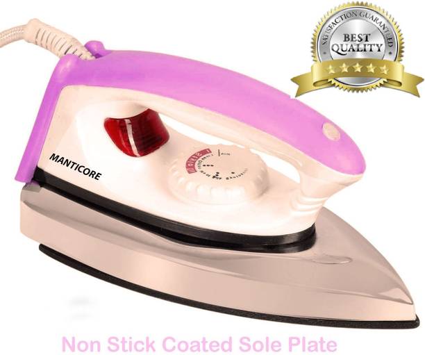 MANTICORE Automatic Fancy iron box Dual Non sticky coating and Overheat protection press 750 W Dry Iron