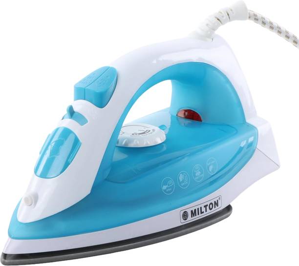 MILTON Supreme X Steam Iron, PTFE Non-Stick Coating Soleplate, 150 ml Water Tank, 1600 W Steam Iron