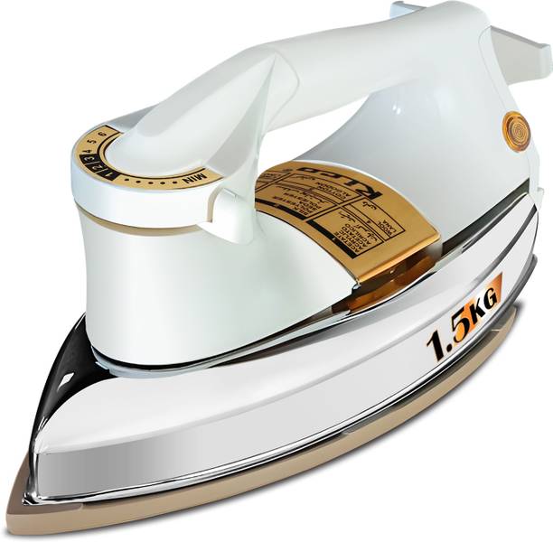 Rico 1.5KG Heavy Weight Iron Press |Fast Heating |Double ISI |Non-Stick Soleplate 1000 W Dry Iron